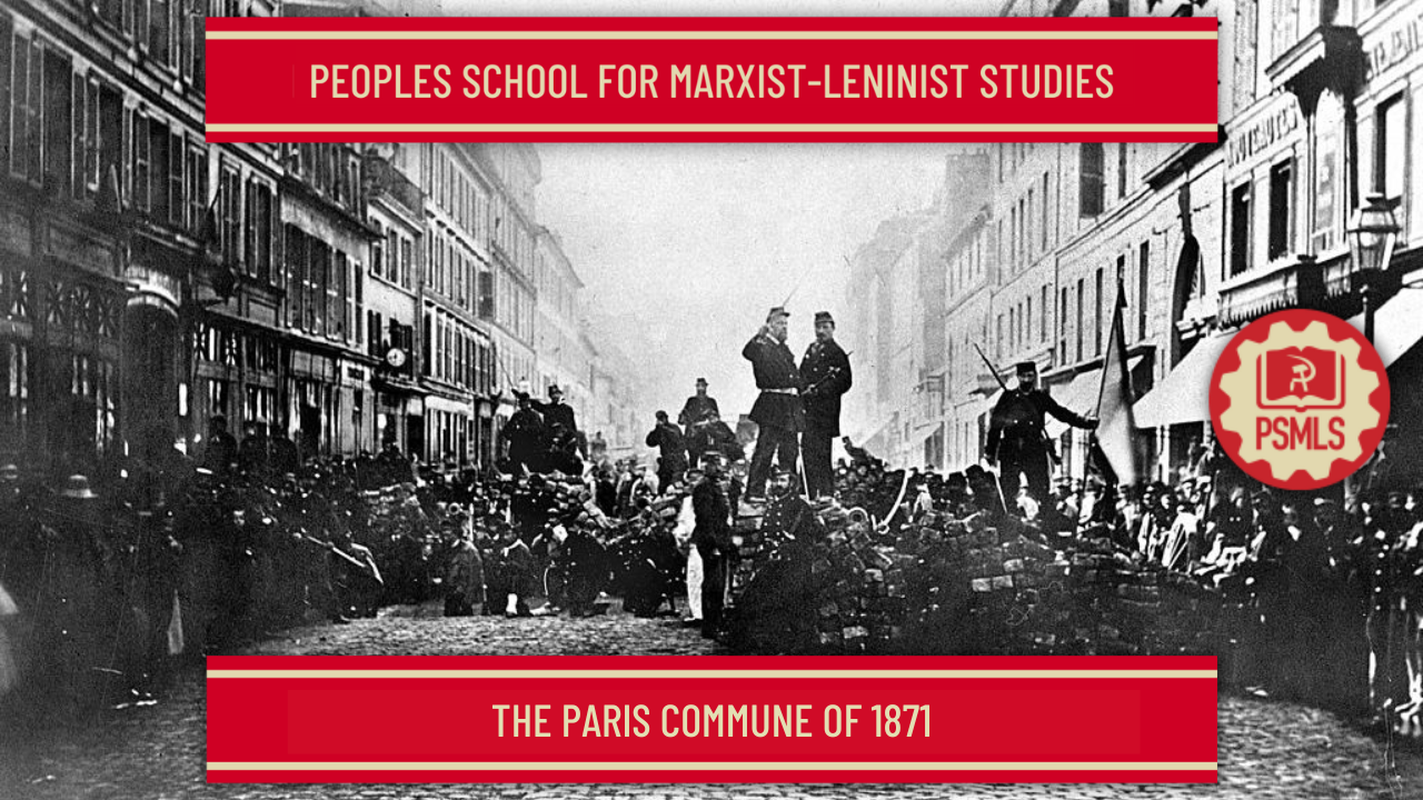 May 23rd & 25th: The paris commune of 1871